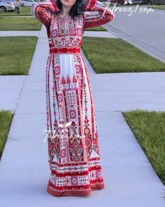 Malacca Embroidery Delicate with Stone Embroidery Thobe