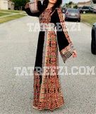 The Traditional Kashmir Embroidered Palestinian Fellahi Thobe