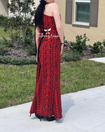 Load image into Gallery viewer, Stunning Red Carpet One Shoulder Fully Embroidery Long Dress
