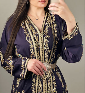 Elegant Selection 2 pieces Moroccan Handmade stone caftan