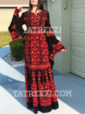 The Perfection Embroidery Mermaid, Long Thoub Dress