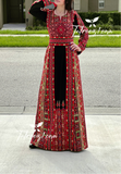 Stunning Traditional Embroidered Palestinian Fellahi Thobe