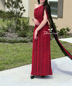 Load image into Gallery viewer, Stunning Red Carpet One Shoulder Fully Embroidery Long Dress
