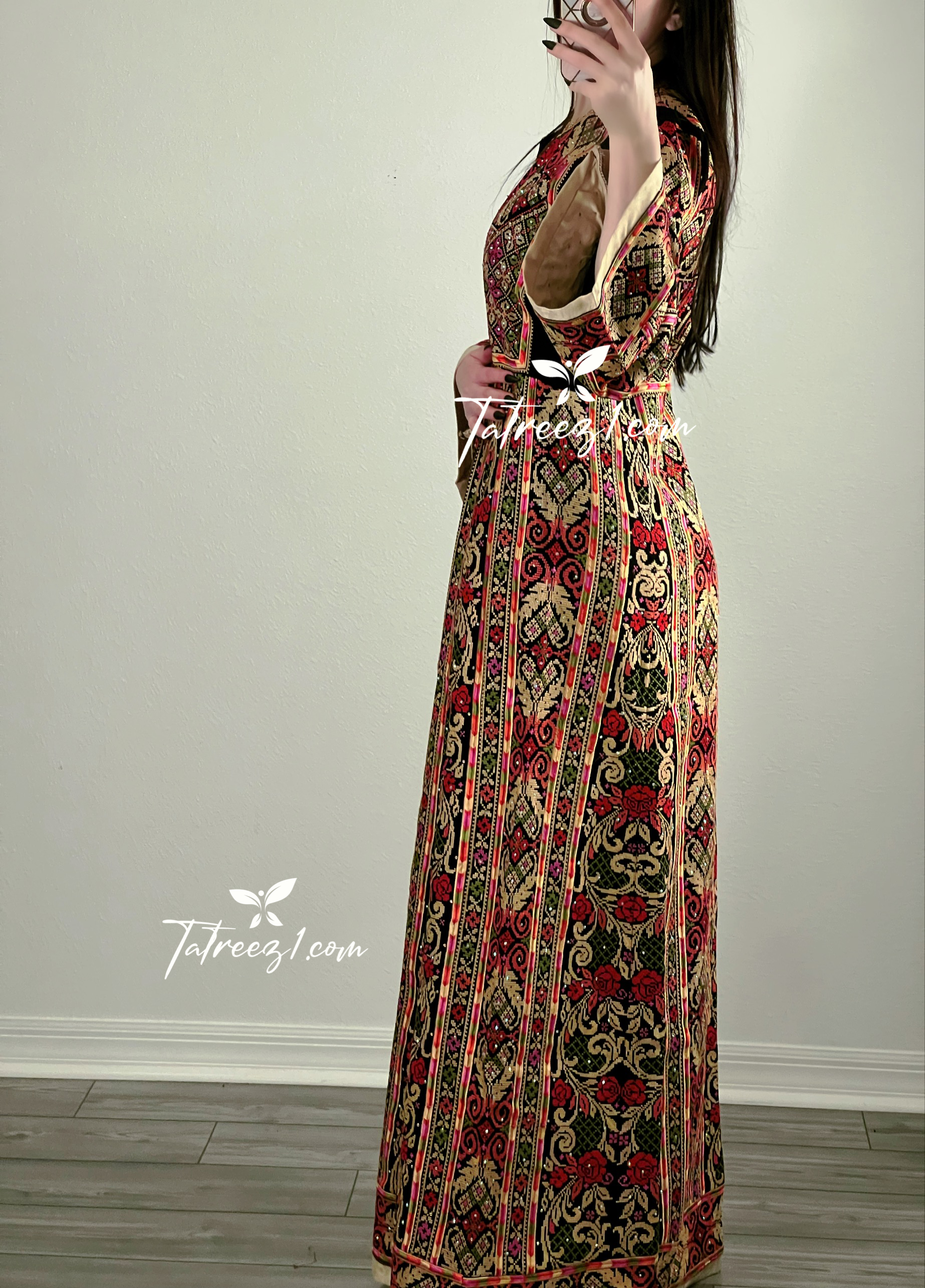 Princess Elegant Fully Embroidery Thoub