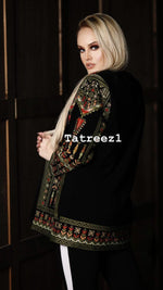 Load image into Gallery viewer, Jacket Embroidery thoub jacket Tatreez - Tatreez1
