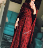 Load image into Gallery viewer, Jordanian Palestinian THOBE / KAFTAN (Embroidered) bisht stone all over - Tatreez1
