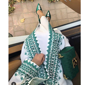 Luxury Embroidery caftan abaya 2 Pieces - Tatreez1